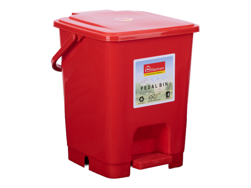 Square Pedal Bin 30L